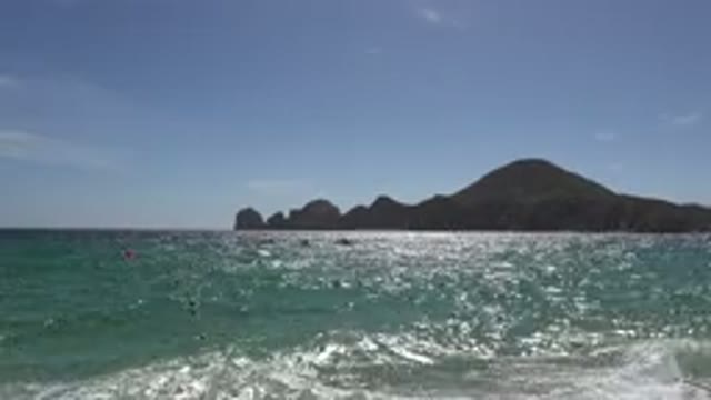 CABO SAN LUCAS MEXICO-2017: People Spending Quality Time On Beach