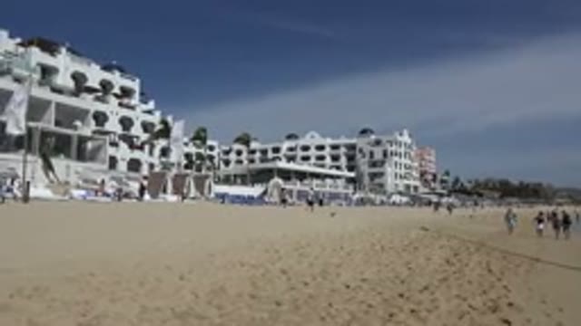 CABO SAN LUCAS MEXICO-2017: Warm Summer Day On The Beach