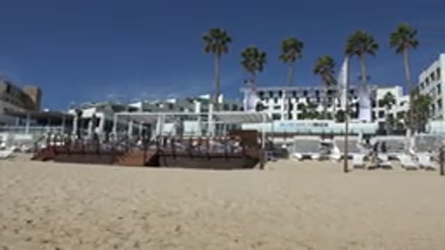 CABO SAN LUCAS MEXICO-2017: Big Buildings Near A Beach Front Possibly A Resort