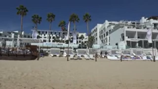CABO SAN LUCAS MEXICO-2017: A Breeze Blowing In A Tropical Resort With A View Of