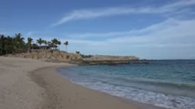 CABO SAN LUCAS MEXICO-2017: A View From The Beach And Waves