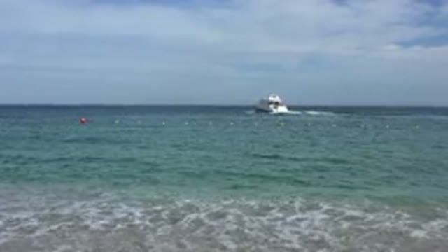 CABO SAN LUCAS MEXICO-2017: A Boat Heading Towards The High Seas On A Beautiful