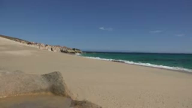 LOS CABOS MEXICO-2017: The Lovely Blue Green Waters With The Sandy Beach Looks