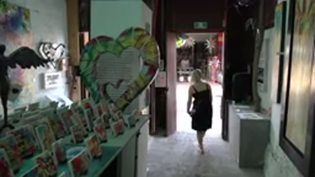 LOS CABOS MEXICO-2017: A Person Is Walking Around And Looking At Stuff In A