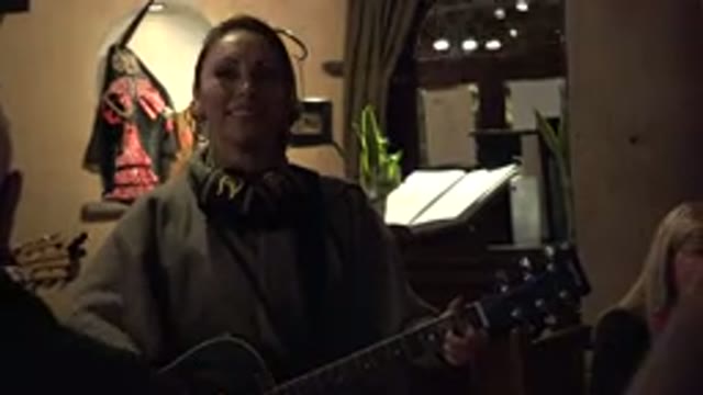 LOS CABOS MEXICO-2017: Beautiful Musician Inside A Restaurant