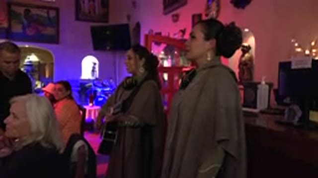 LOS CABOS MEXICO-2017: Women Singing in the Restaurant Brightens the Mood
