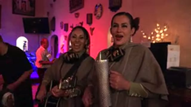 LOS CABOS MEXICO-2017: Two Women Using Their Talents To Sing And Play