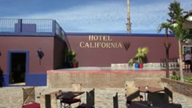 LOS CABOS MEXICO-2017: Beautiful Hotel With Chair And People Relaxing
