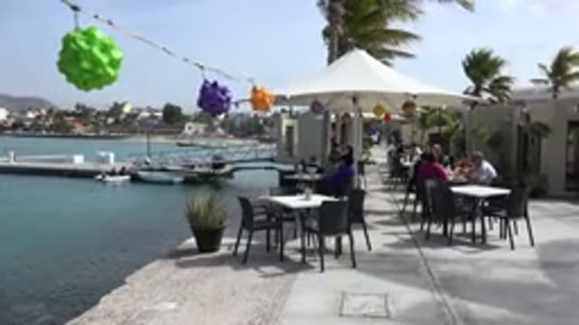 LOS CABOS MEXICO-2017: An Event At A Waterfront Property Where People Are Having