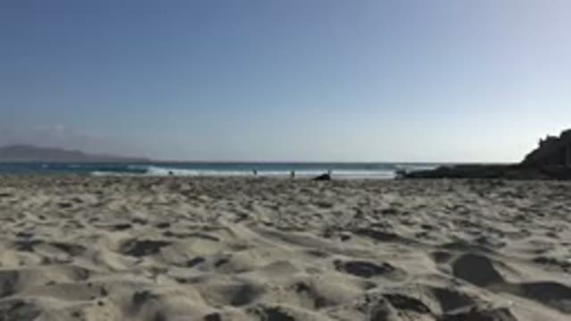 LOS CABOS MEXICO-2017: Blue Sky Day With No Clouds In The Sky By The Beach