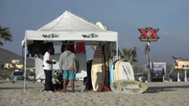 LOS CABOS MEXICO-2017: Beach Stall And Boogie Board Shop
