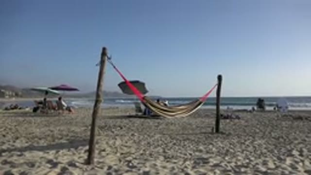 LOS CABOS MEXICO-2017: Beautiful Beach With A Beautiful Sea In The Background