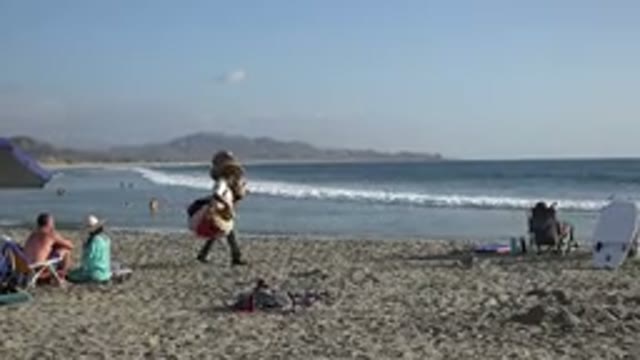 LOS CABOS MEXICO-2017: People Spending Quality Time Near Seaside