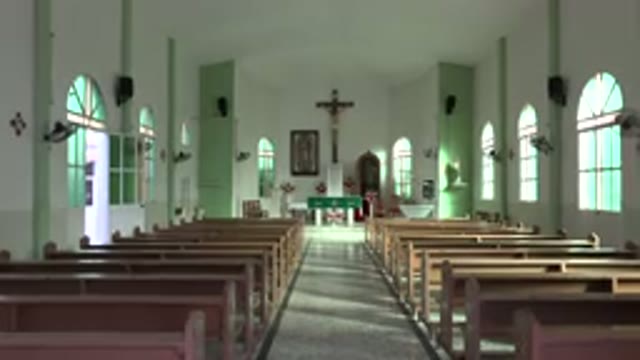LOS CABOS MEXICO-2017: The Bright Spacious Church Is Always Happy To See Its Parishioners