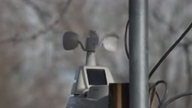 WESTMINSTER COLORADO-2017: A Wind Speed Meter Being Shown In Full Operation At A