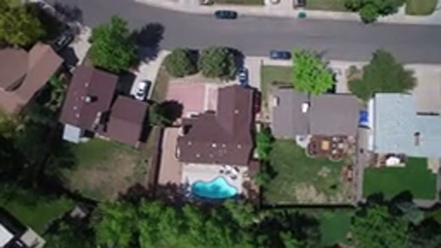 WESTMINSTER COLORADO-2017: Aerial View Of Suburban Neighborhood