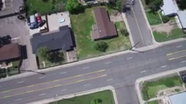 WESTMINSTER COLORADO-2017: Panoramic View Of City Streets With Cars Passing And Houses