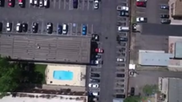 WESTMINSTER COLORADO-2017: An Aerial View Of A Full Parking Lot
