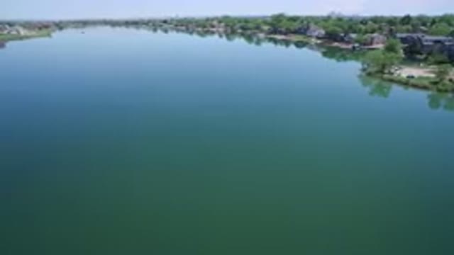 WESTMINSTER COLORADO-2017: Sky View Overlooking Lake and Shoreline Blue Waters