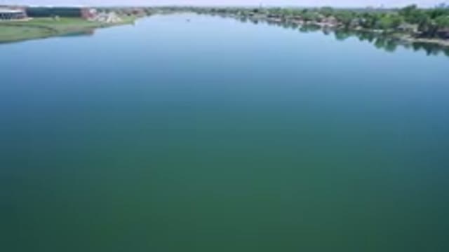WESTMINSTER COLORADO-2017: Green River With Fresh And Flowing Water With
