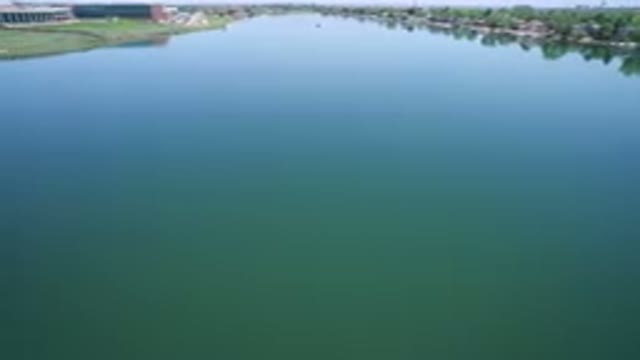 WESTMINSTER COLORADO-2017: Large Lake Surrounded By Residential and Business Properties