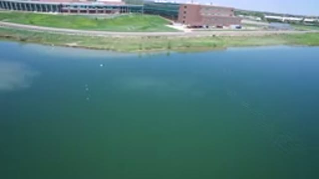 WESTMINSTER COLORADO-2017: Panoramic View From Above A River Or Sea