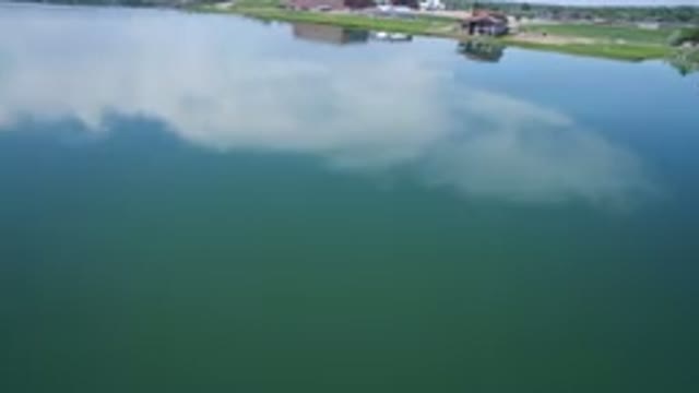 WESTMINSTER COLORADO-2017: Beautiful Very Large Lake With Greenish Water
