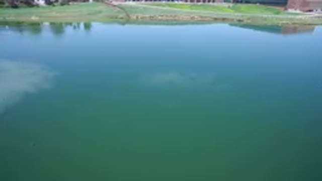 WESTMINSTER COLORADO-2017: Fishes Swimming In A Beautiful River As Clouds Pass