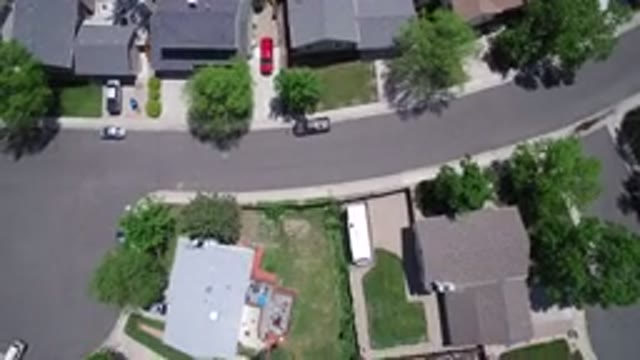 WESTMINSTER COLORADO-2017: Aerial View Of A Housing Development Near The Water