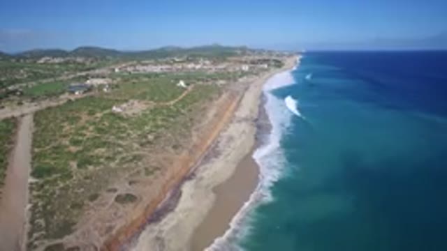 PLAYITA BCS MEXICO-2017: Relaxing Beach Scenery Over The Suburban Area With
