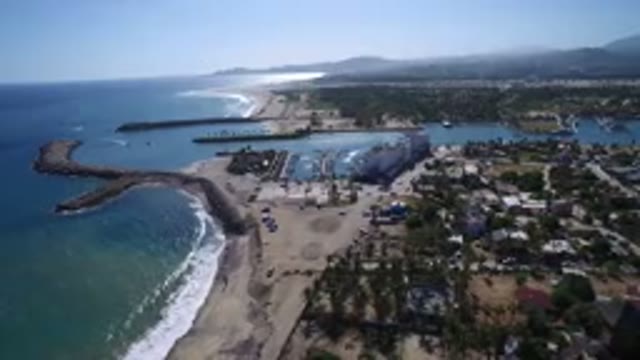 PLAYITA BCS MEXICO-2017: Flawless Blue Caribbean Sea Landscape Recorded By Drone