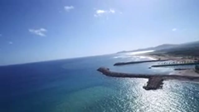 PLAYITA BCS MEXICO-2017: Aerial View Of A Sandy Beach Along A Body Of Water