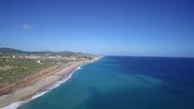 PLAYITA BCS MEXICO-2017: Amazing Ocean View Of Waves Crushing On The Beach In