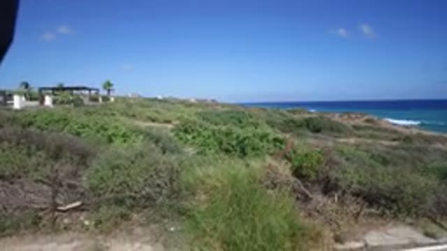 PLAYITA BCS MEXICO-2017: Drone Landing View On A Hillside With Shadow Visible