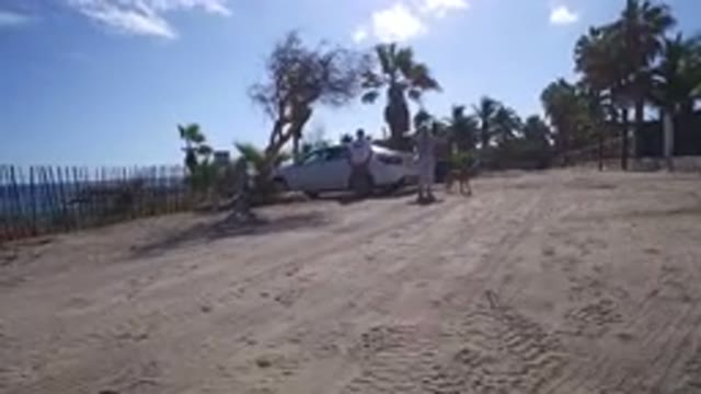 PLAYITA BCS MEXICO-2017: Walking Along A Dirt Road Alongside Body Of Water With