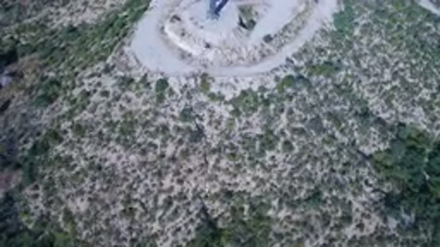 PLAYITA BCS MEXICO-2017: Christian Symbol In Picturesque Setting From An Aerial