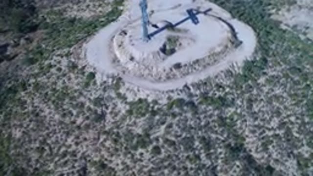 PLAYITA BCS MEXICO-2017: Revolving Camera Takes Aerial Shot Of Blue Cross On A