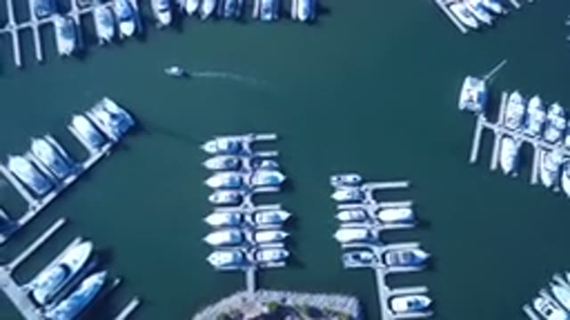 PLAYITA BCS MEXICO-2017: Small Passenger Boats Docked At Marina On Blue Or Green