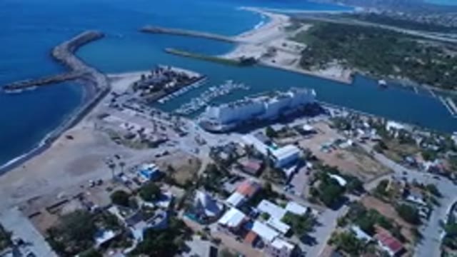 SAN JOSE DEL CABO MEXICO-2017: Her Neighborhood With A Lot Of Trees And A River