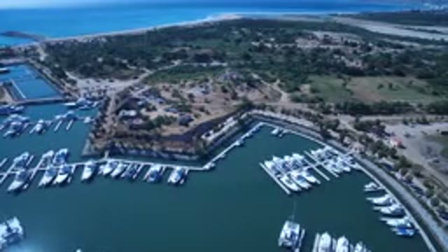 SAN JOSE DEL CABO MEXICO-2017: Aerial View of An Elegant Sea Port