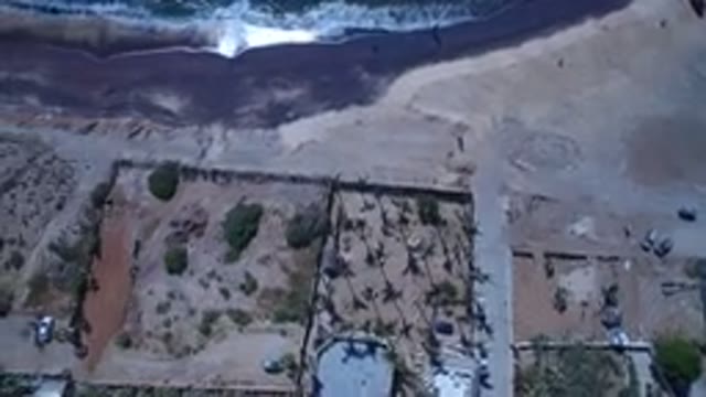 SAN JOSE DEL CABO MEXICO-2017: Drone Footage Of Where The Ocean Meets The Sand