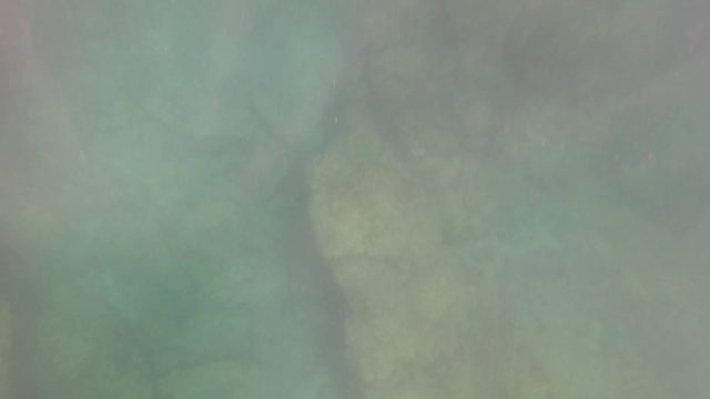 SAN JOSE DEL CABO BCS MEXICO-2023: Underwater Seabed with Rocky Formations and Clear Water