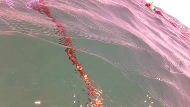 SAN JOSE DEL CABO BCS MEXICO-2023: Fishing Rod and Water Surface to Underwater Transition