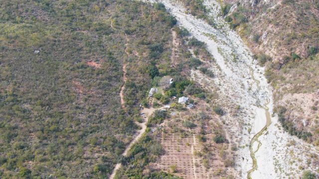 SAN DIONISIO BCS-2023: Riverside Farm and Forest From Above