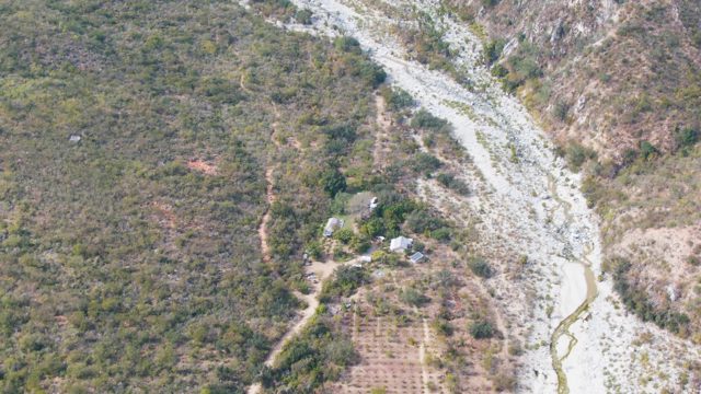 SAN DIONISIO BCS-2023: Riverside Mountain Settlement Aerial