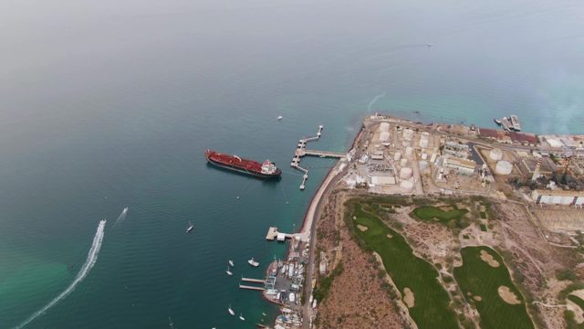 LA PAZ BCS-2023: Coastal Industrial Zone with Golf Course and Boats