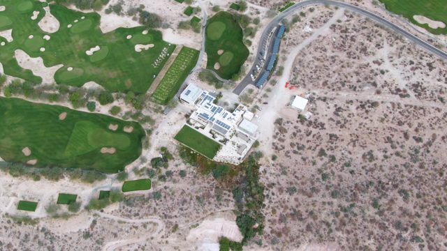 LA PAZ BCS-2023: Golf Course Practice Holes Disappearing in Arid Terrain