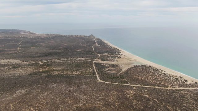 PUNTA GORDA BEACH BCS-2023: Sandy Beach and Arid Coastal Terrain