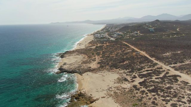 PUNTA GORDA BEACH BCS-2023: Sandy Beach and Rocky Coast with Turquoise Ocean