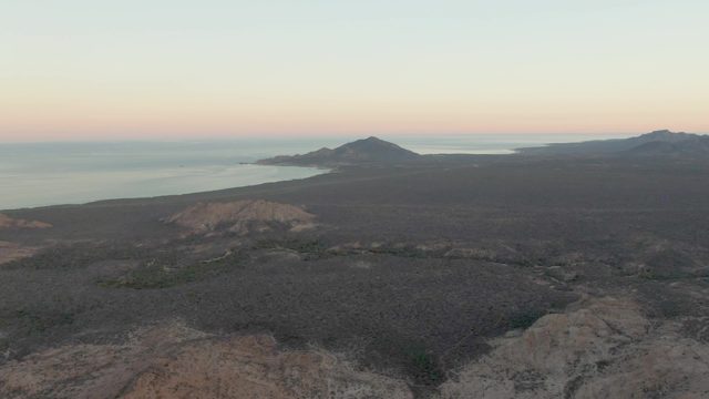 Coastal Desert Landscape at Dusk